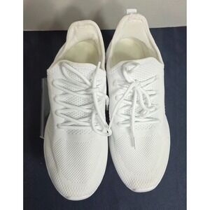 Amazon Slip On Athletic Sneaker Women size 37.5 EU 6.5 U.S. White